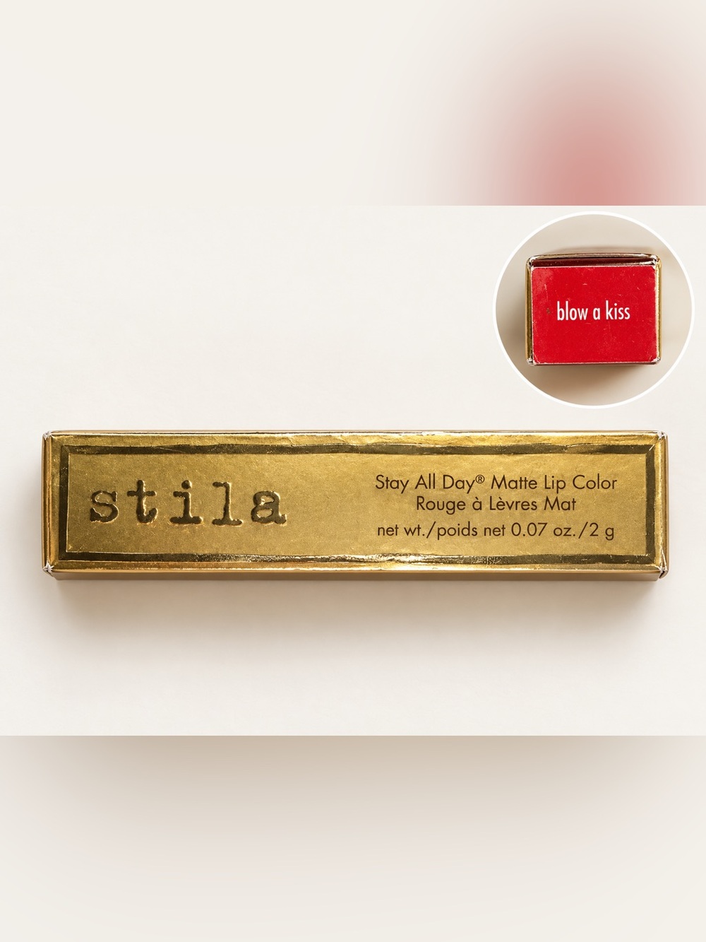 Stila Stay All Day Matte Lip Color – Blow a Kiss – New 2g